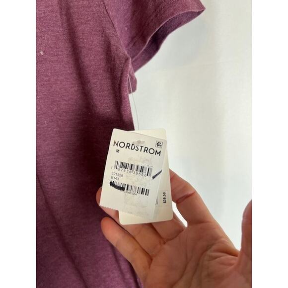 NEW Lucky Brand Women's Sun Boyfriend Tee, Deep Red, Medium NWT - Picture 3 of 6